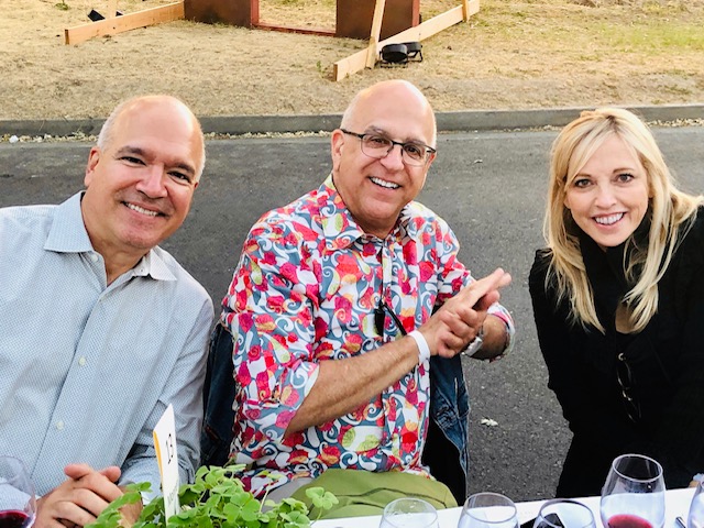 2019 St. Helena Neighborhood Table Dinner Neil and Ken Monnens and Jay Parry