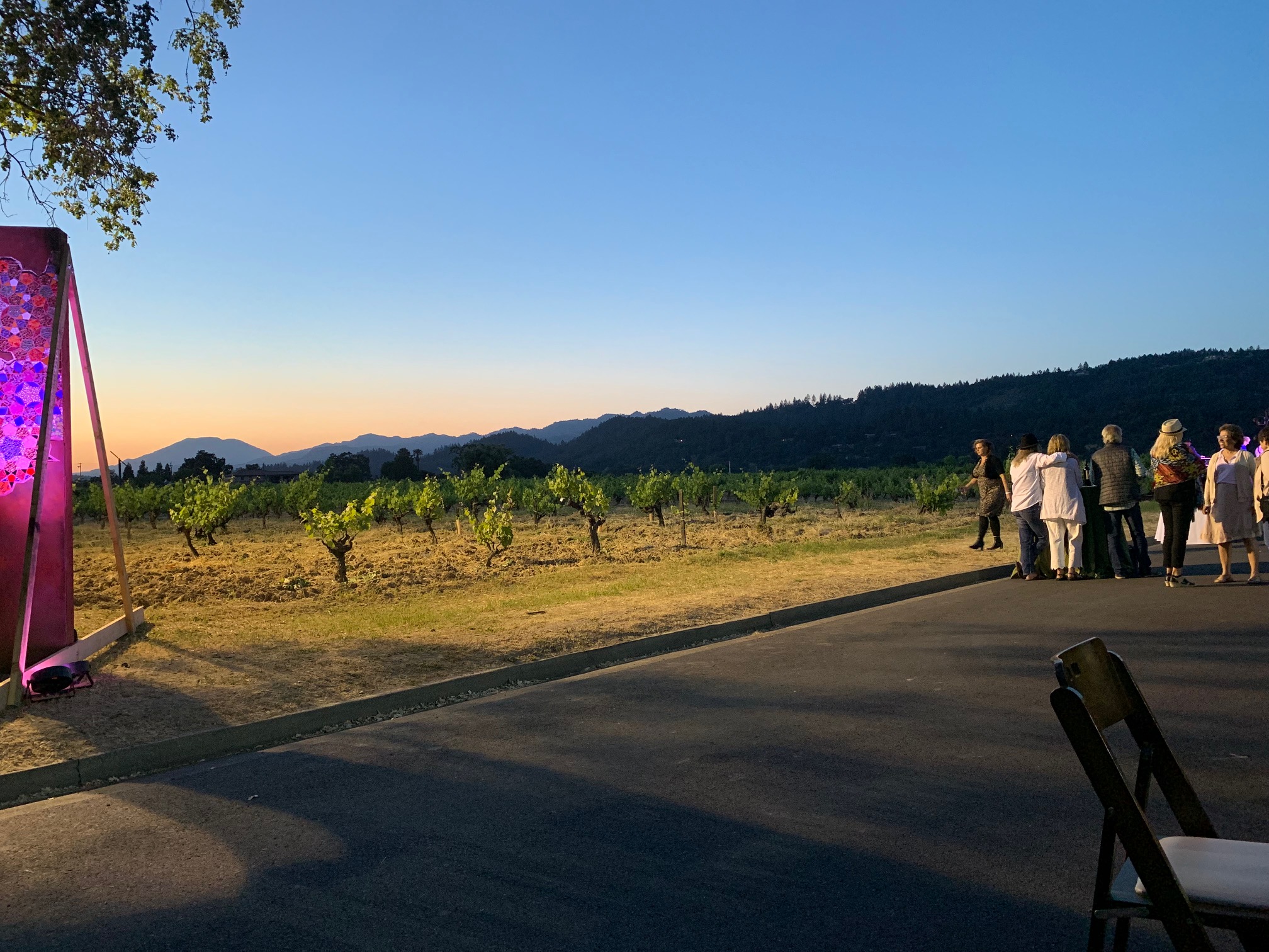 2019 St. Helena Neighborhood Table Dinner Sunset