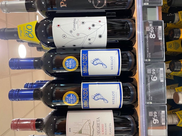 Barefood Merlot in Monoprix.