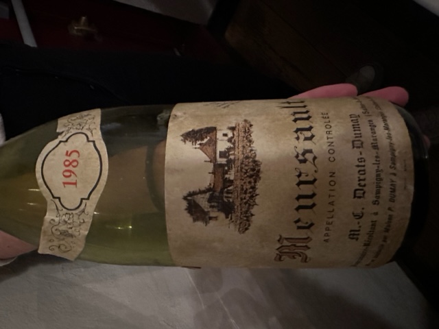 1985 Domaine MC Derats-Dumay Meursault