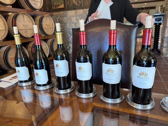 Morlet wines tasted